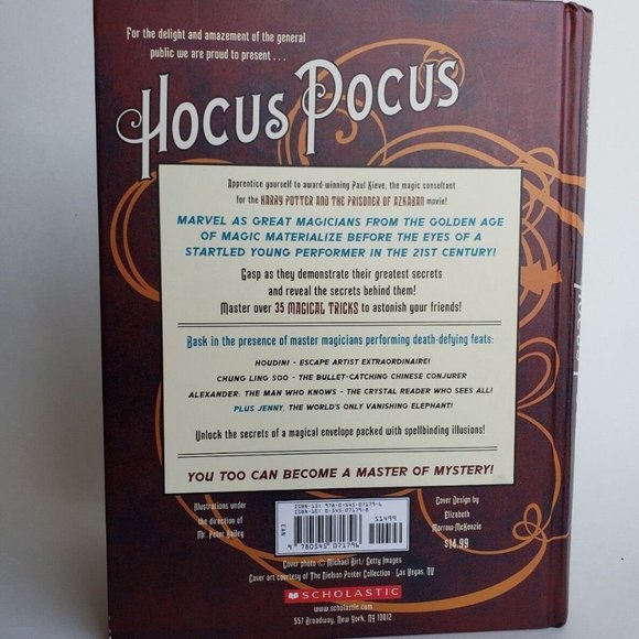 Hocus Pocus: A Tale of Magnificent Magicians Paul Kieve Magic Tricks HC Book - Picture 2 of 10
